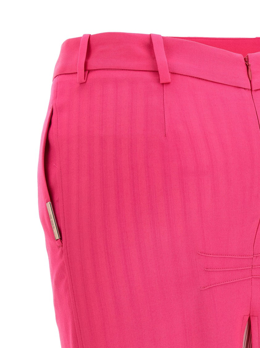 The Attico Double Layer Skirt