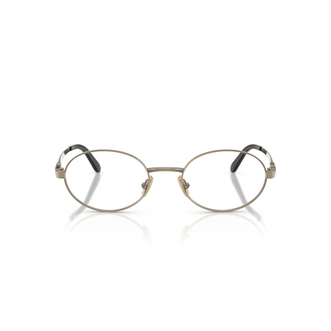 Miu Miu 0Mu 50Zv Oval Gold Metal Frame Eyeglasses