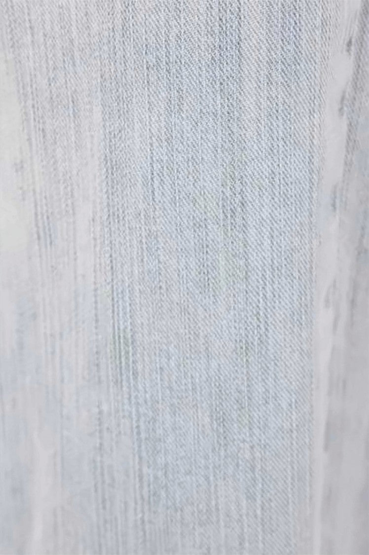 Balenciaga Wide-Leg Cropped Denim Pants With Drawstring Waistband