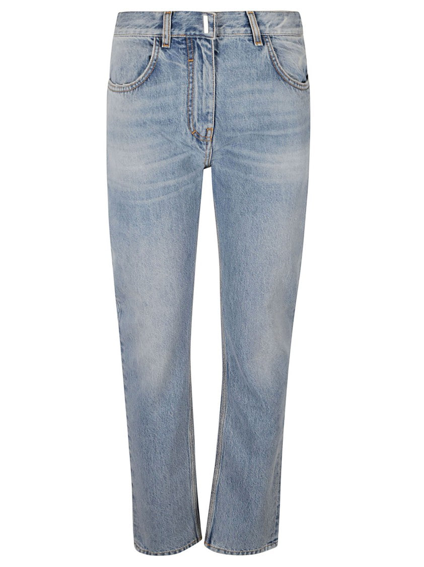 Givenchy Classic High-Waisted Straight-Leg Denim