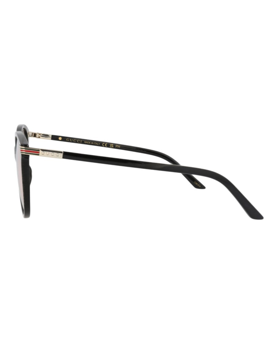 Gucci Round-Frame Recycled Acetate Sunglasses