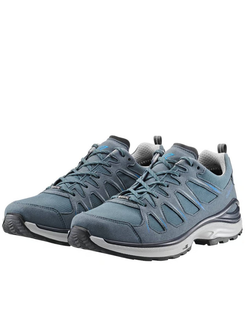 Lowa Low-Profile Lace-Up Shoes With Breathable Overlays And Textured Sole