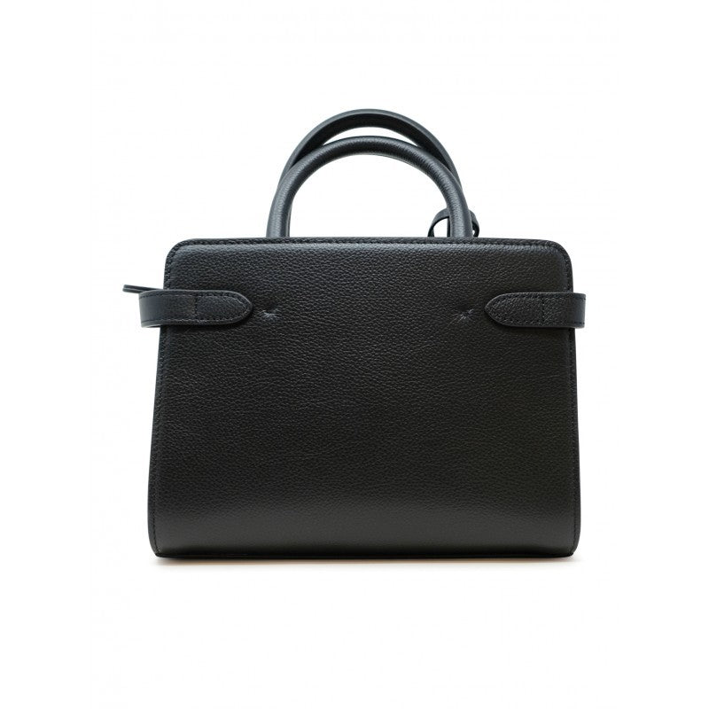 Le Tanneur Temi1614n01 Black Leather Mm Casual Bag