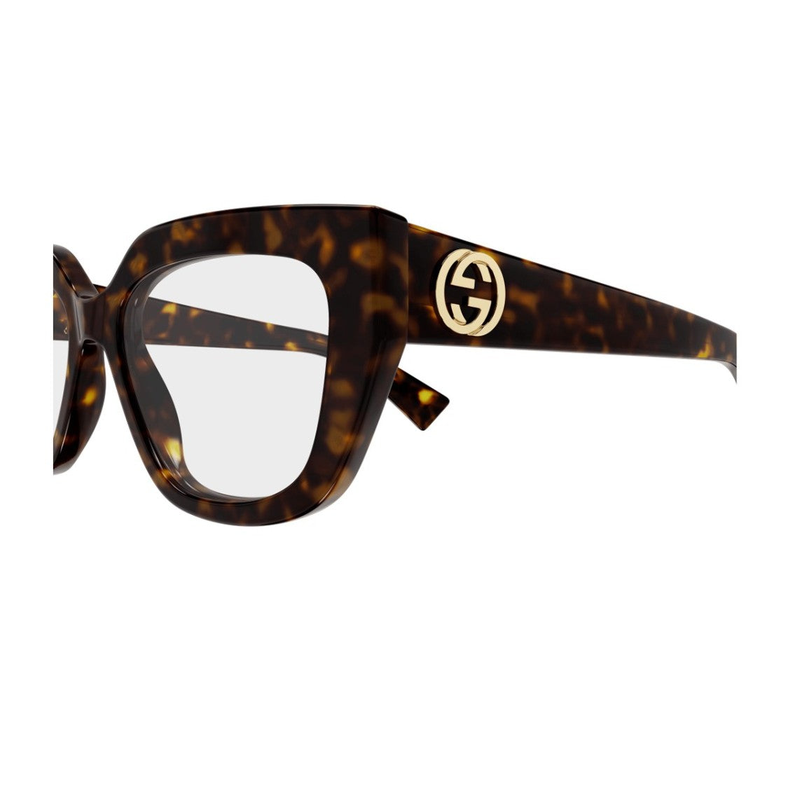 Gucci Cat-Eye Sunglasses With Geometric Profile And Metal Emblem