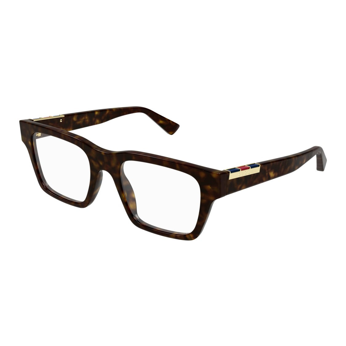 Gucci Gg1889o Square Tortoiseshell Eyeglasses