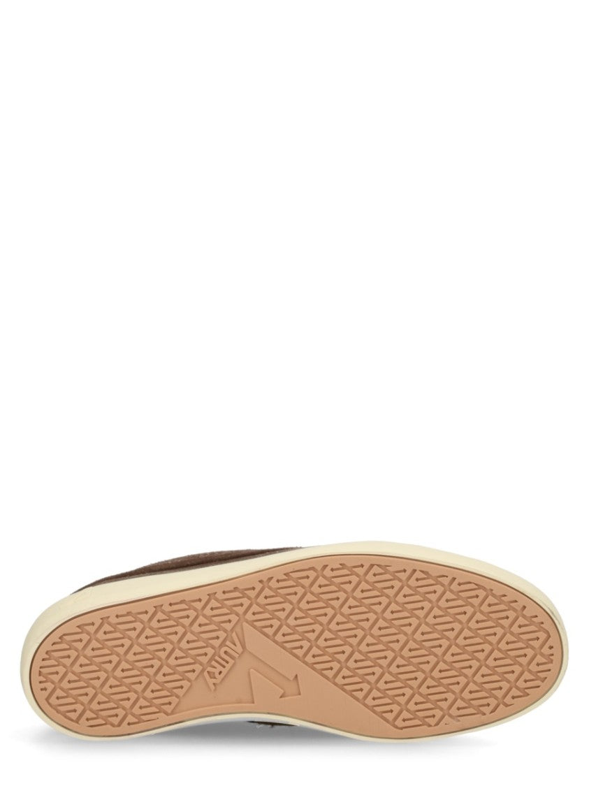 Autry Black Low-Top Suede Leather Sneakers