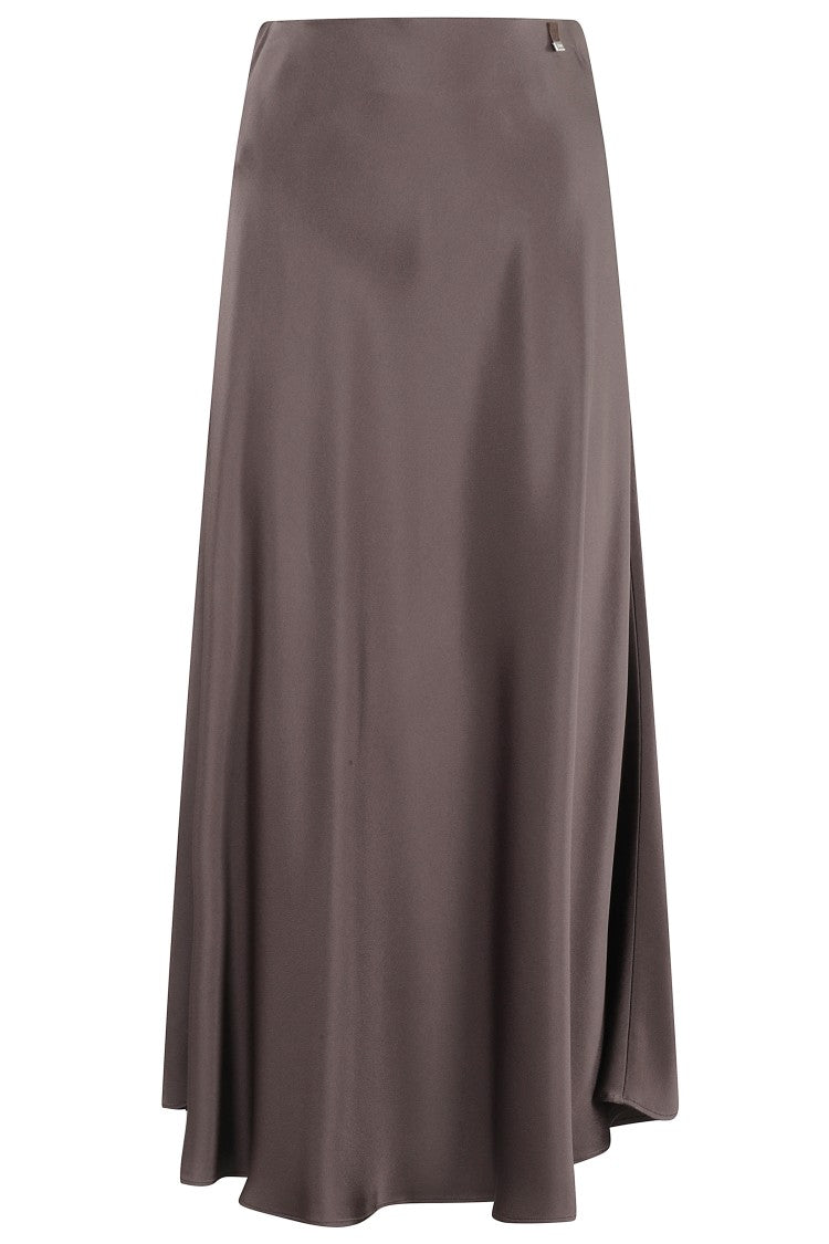 Herno Dark Chocolate Midi Skirt