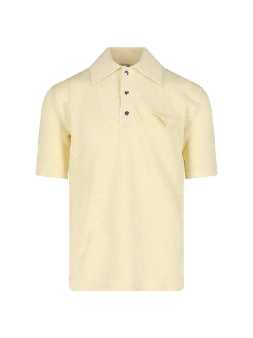 Bottega Veneta Linen Polo – Yellow