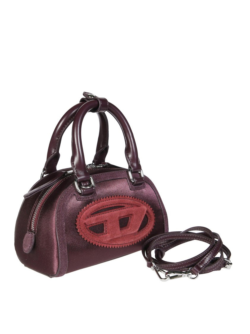 Diesel Dome Suede Crossbody Bag