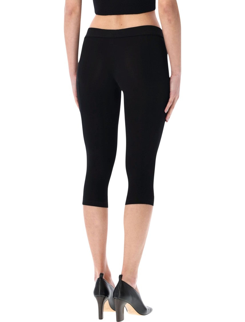 Magda Butrym Mid-Rise Capri Pants In Soft Stretch Fabric