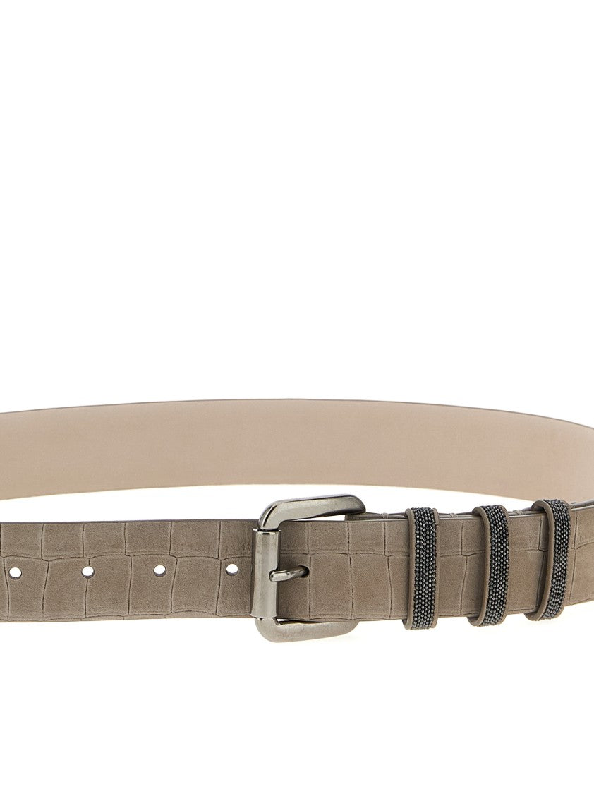Brunello Cucinelli Shiny Loops' Belt