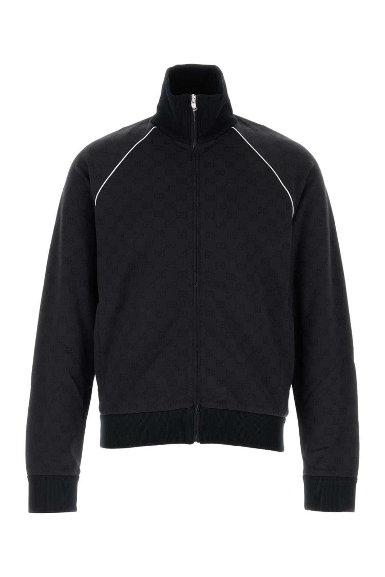 Gucci Embroidered Nylon Blend Sweatshirt