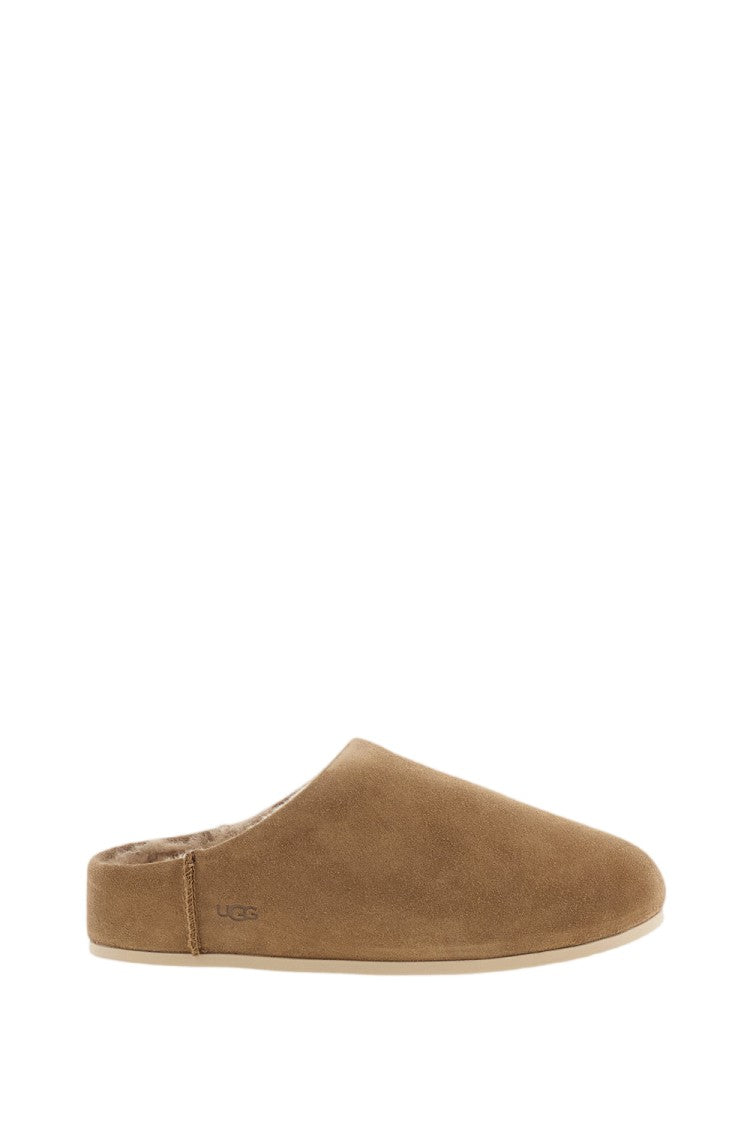Ugg Light Brown Elea Suede Slippers