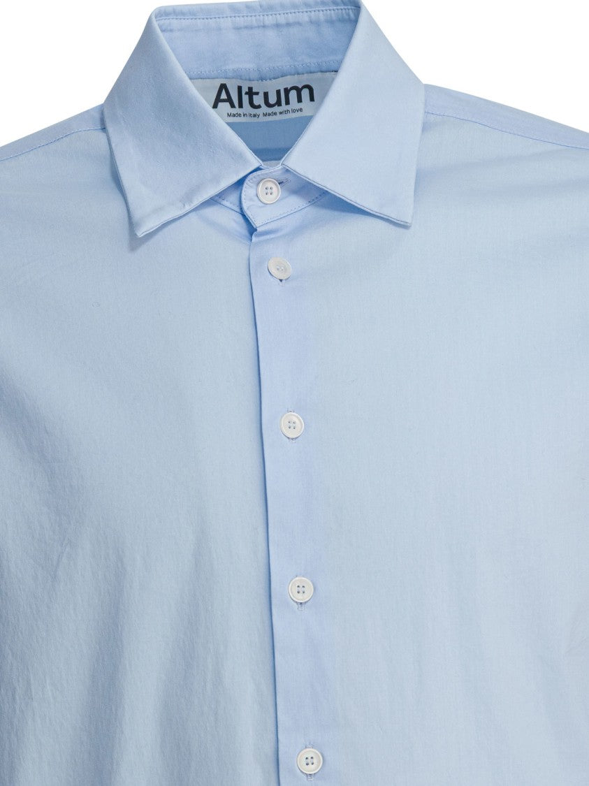 Altum Long-Sleeve Button-Down Cotton-Blend Shirt
