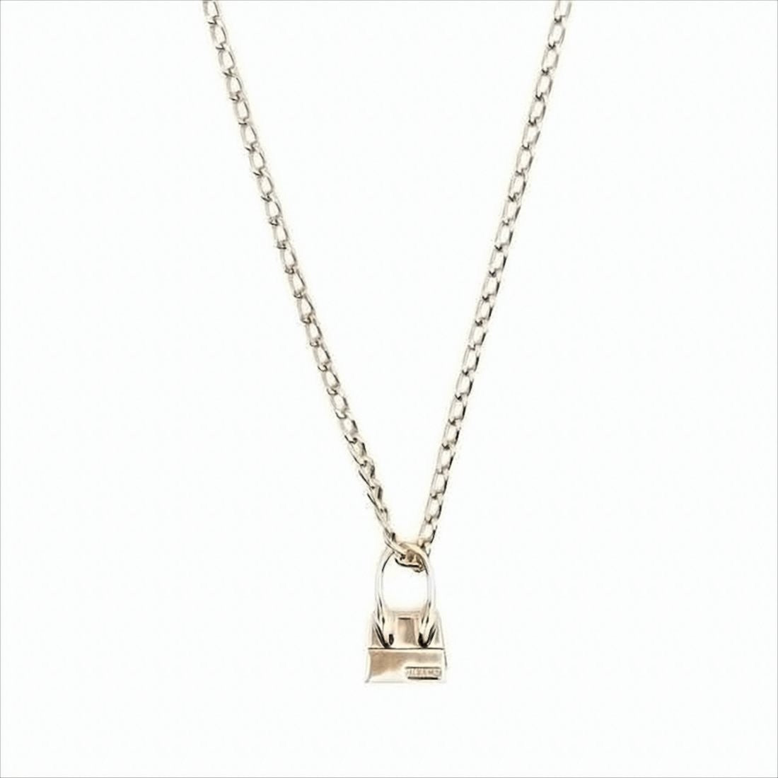 Jacquemus Gold-Tone Chain Necklace With Padlock Pendant
