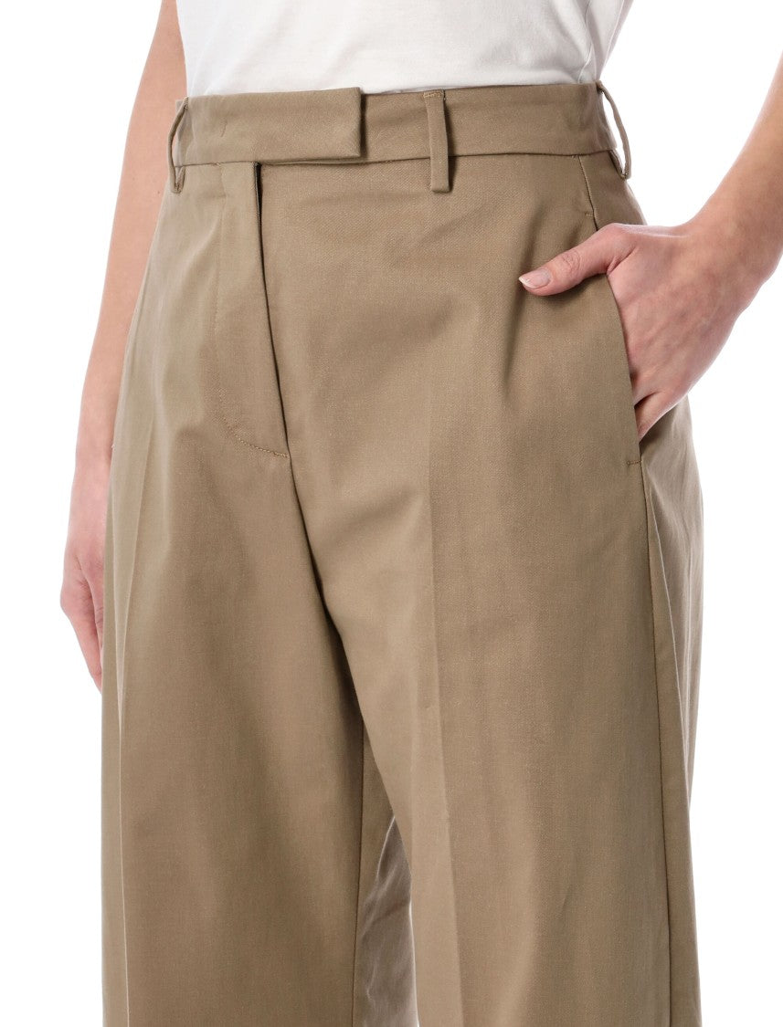 The Latest Dina High Waisted Wide Leg Trousers