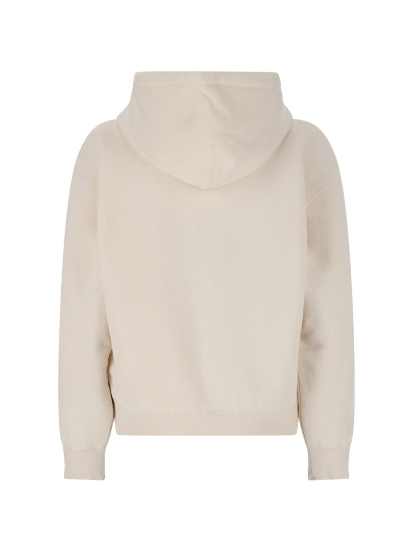 Jil Sander Drawstring Hoodie With Logo Print
