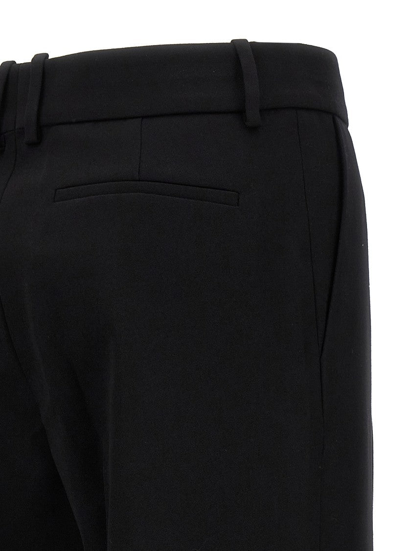 Paco Rabanne Classic Tailored Black Wool Pants