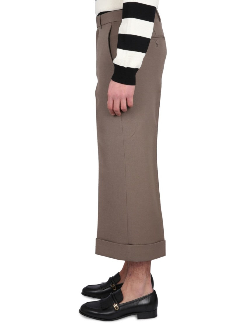 Gucci Textured Gabardine Shorts With Covered Finish