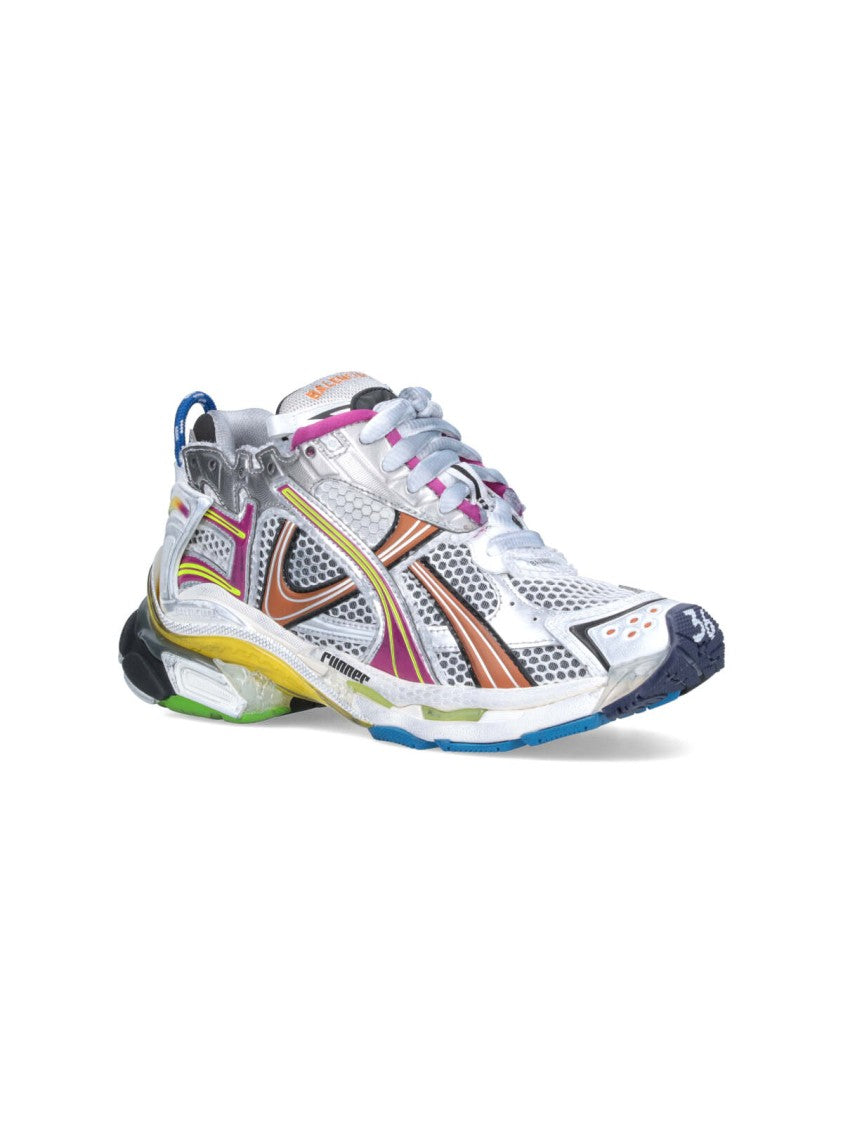 Balenciaga "Runner" Sneakers – Grey/Multicolor