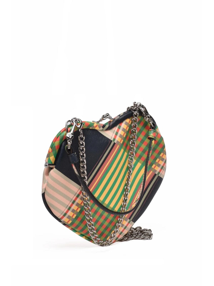 Vivienne Westwood Multicolor Polyurethane Plaid Shoulder Bag
