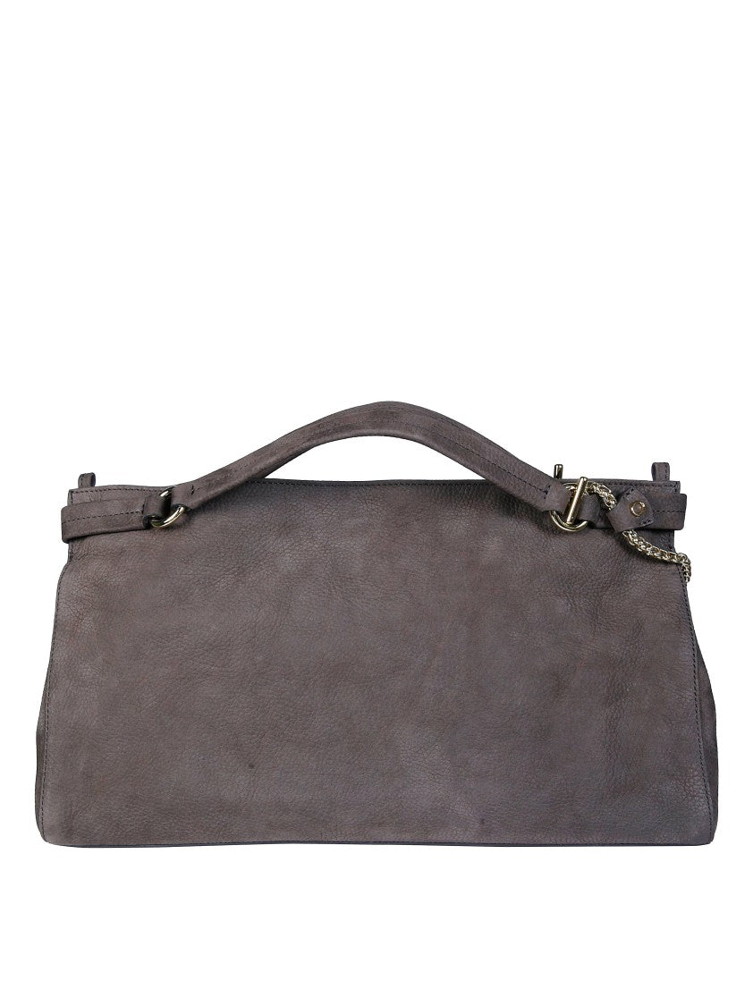 Orciani Elongated Textured Shoulder Bag
