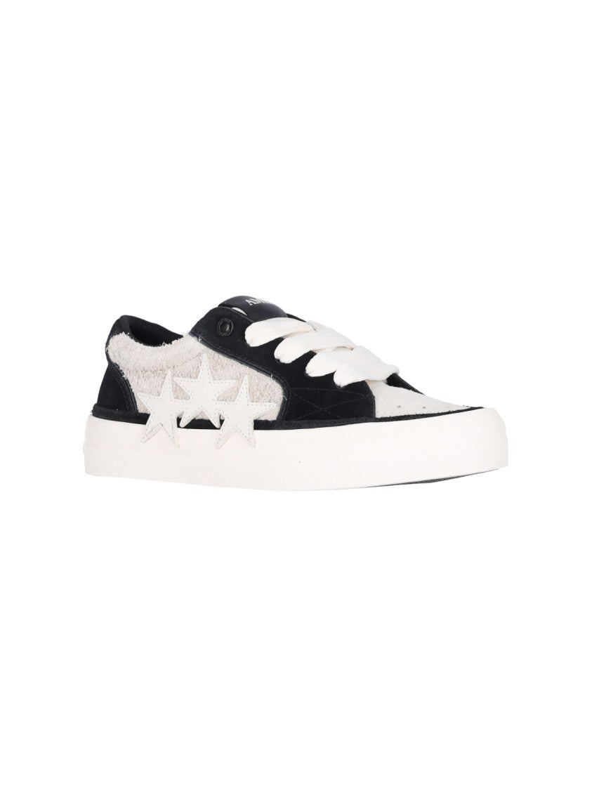 Amiri Black Sunset Skate Star Patch Sneakers