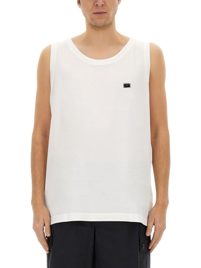 Dolce & Gabbana Cotton "Over" Tank Top