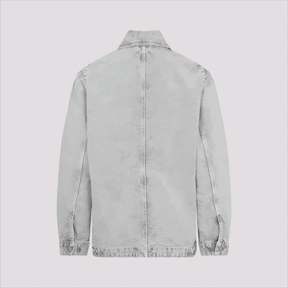 Carhartt Wip Light Grey Washed Denim Jacket