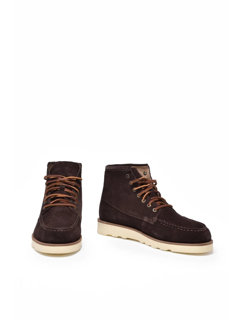 Sebago Brown Suede Moccasin Boots