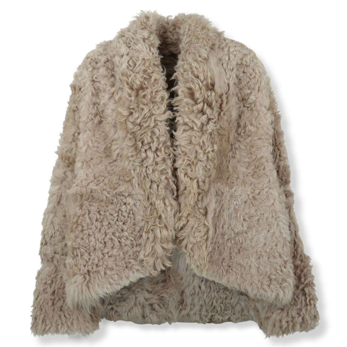 Remain Plush Shearling Jacket With Structured Silhouette