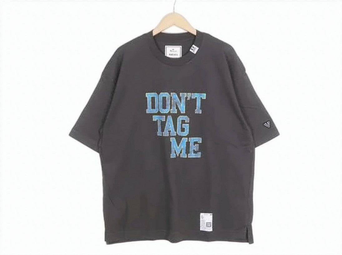Maison Mihara Yasuhiro Distressed Black Short-Sleeved T-Shirt With Abstract Graphic