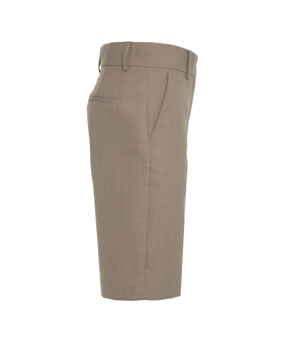 Second Female High-Waist Bermuda Shorts With Straight Cut