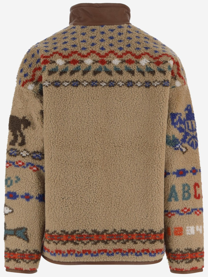 Polo Ralph Lauren Textured Fleece High Collar Sweater