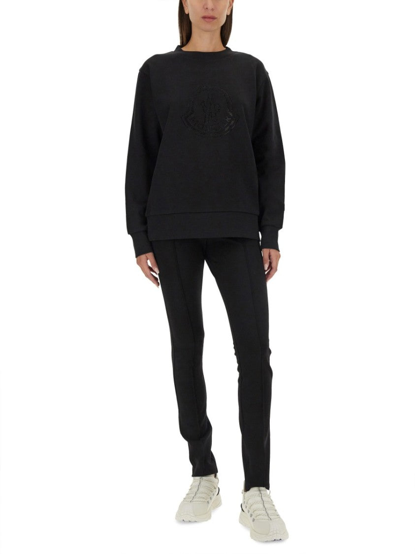 Moncler Moncler Logo-Detail Regular Fit Sweatshirt