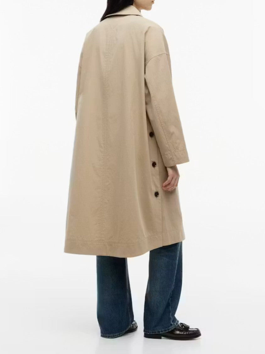 Tommy Hilfiger Short Cotton Coat With Minimalist Design And Classic Details