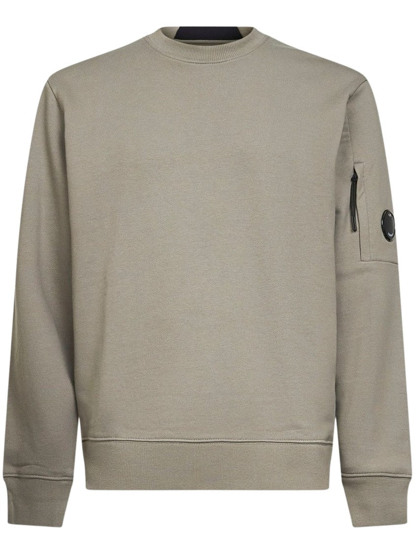 C.P. Company Diagonal Raised Fleece Lens Crewneck Sweatshirt