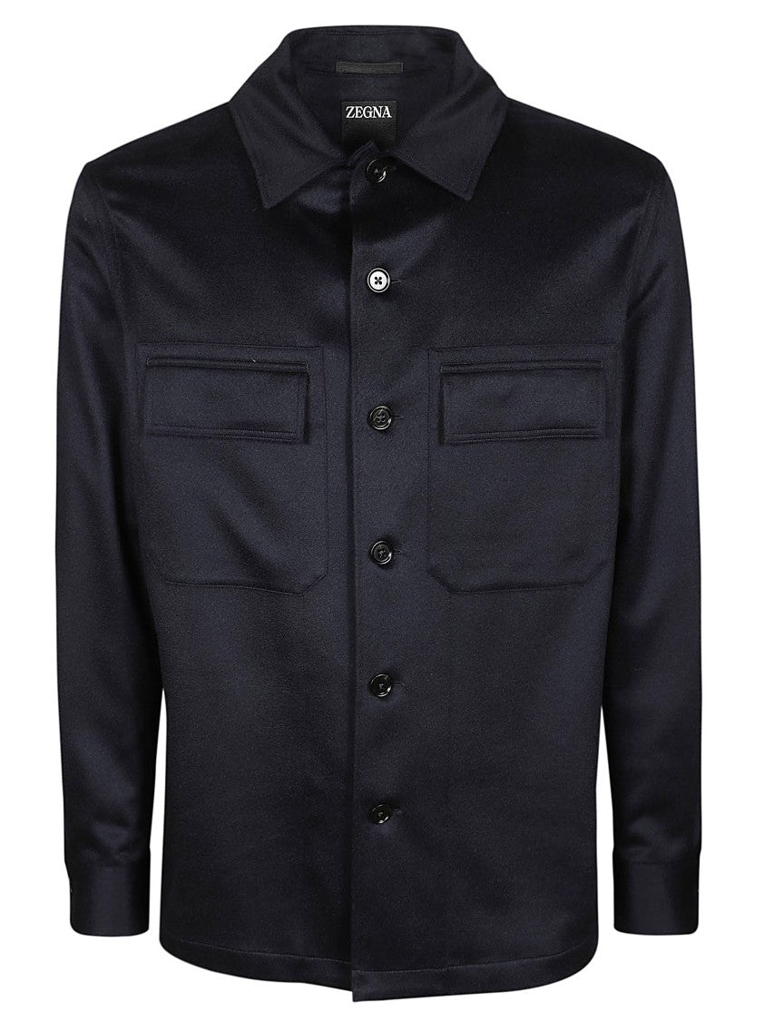 Zegna Oasi Cashmere Beaver Overshirt