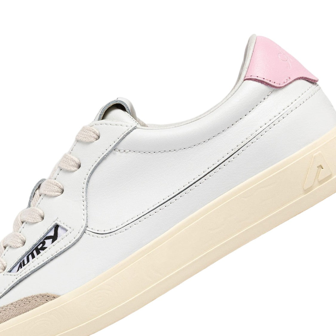 Autry Leather Sneakers With Round Toe And Rubber Sole