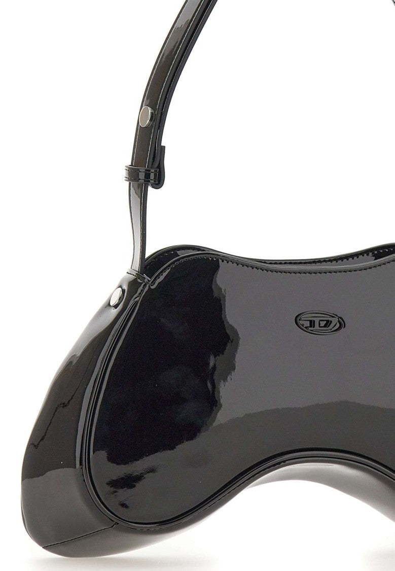 Diesel Structured Black Bag With Minimalist Design