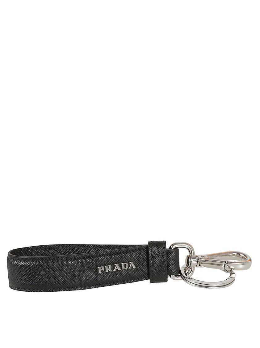 Prada Saffiano Leather Keychain