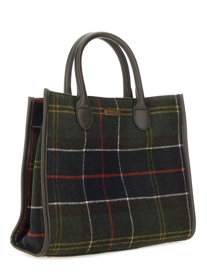 Barbour Tartan "Barrhill" Tote Bag