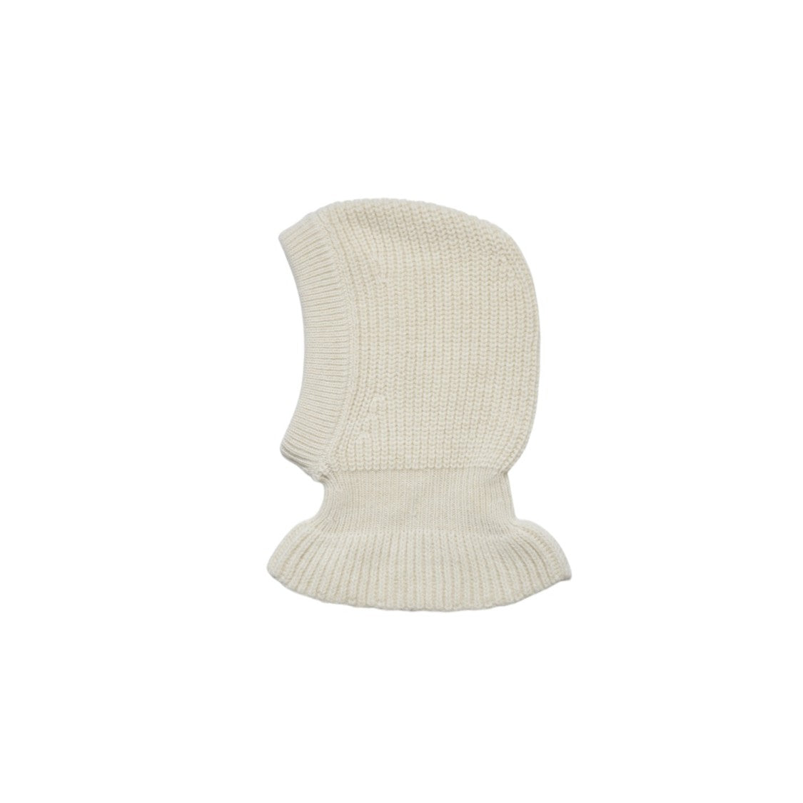 Lemaire Ribbed Knit Balaclava-Style Hat With Flared Hem