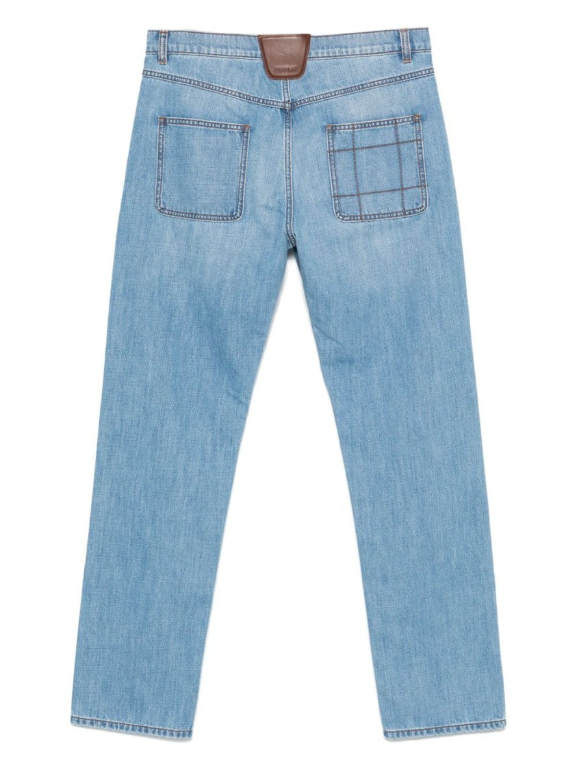 Ferrari Light Blue Denim Jeans