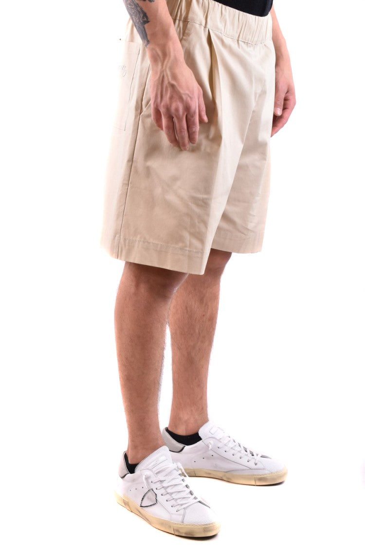 Laneus Light Blue Relaxed Fit Shorts