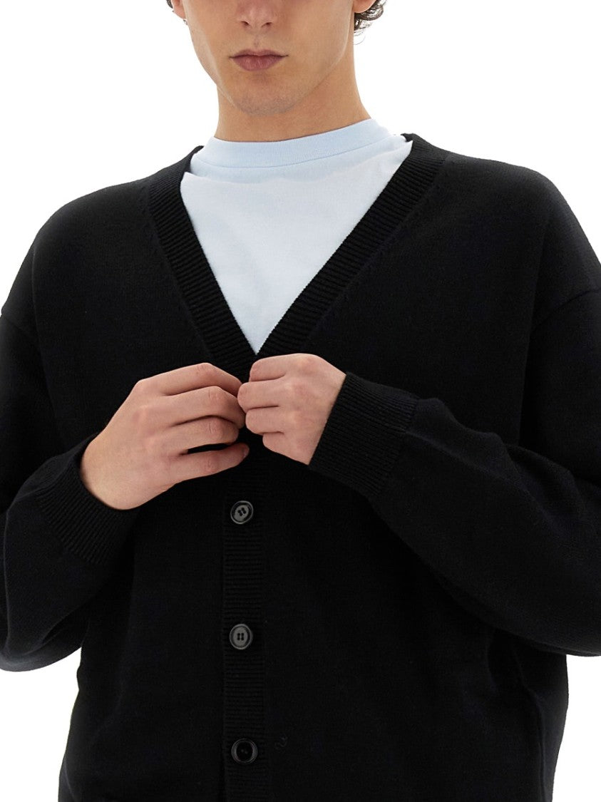 Kenzo Cardigan With Embroidered Tiger Academy