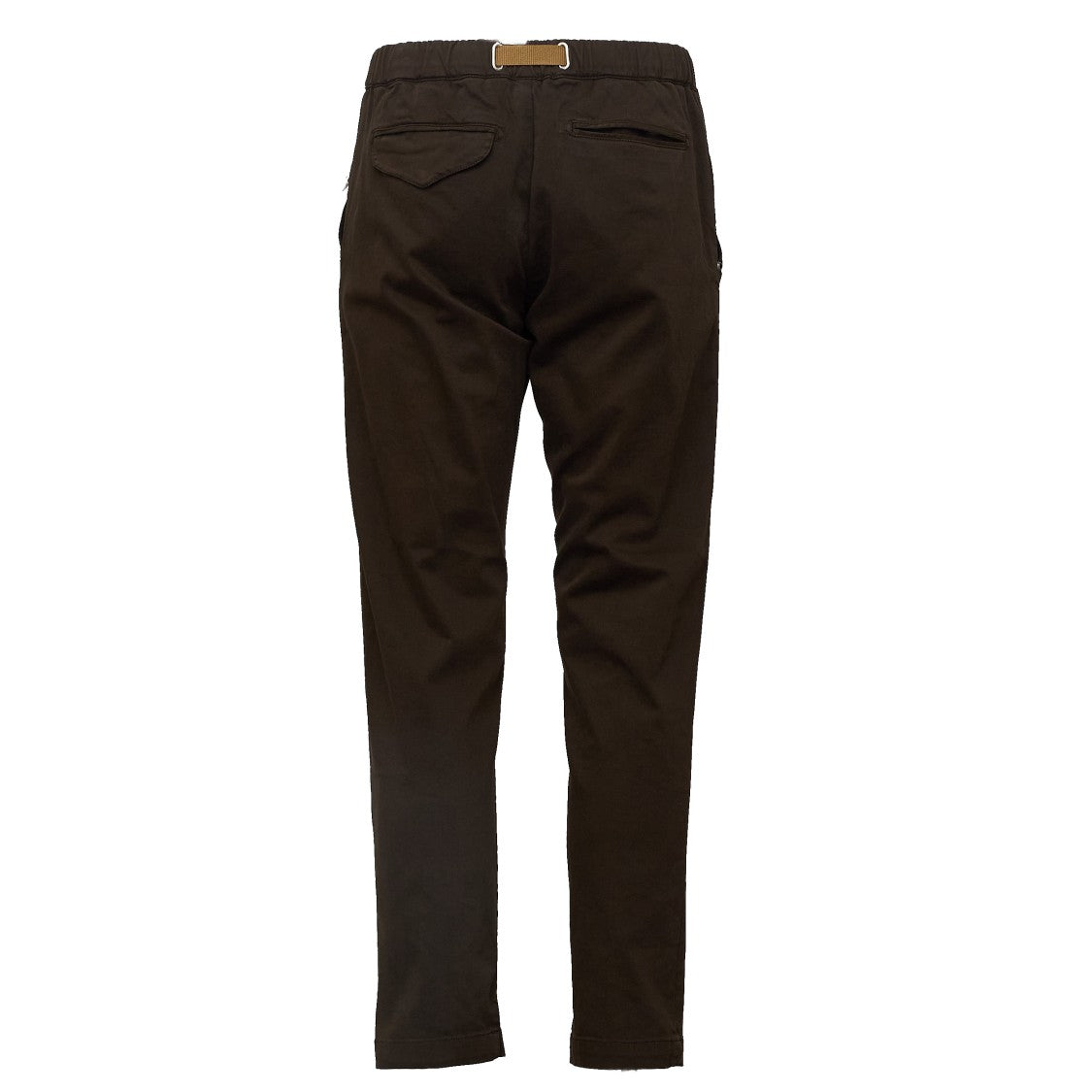 White Sand Adjustable Drawstring Gabardine Pants