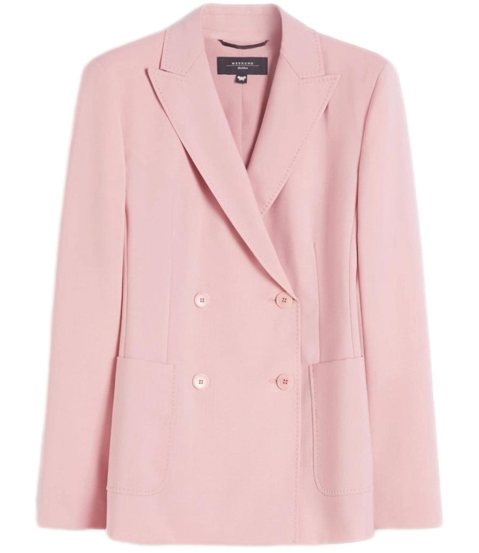 Max Mara Antique Pink Virgin Wool Jacket