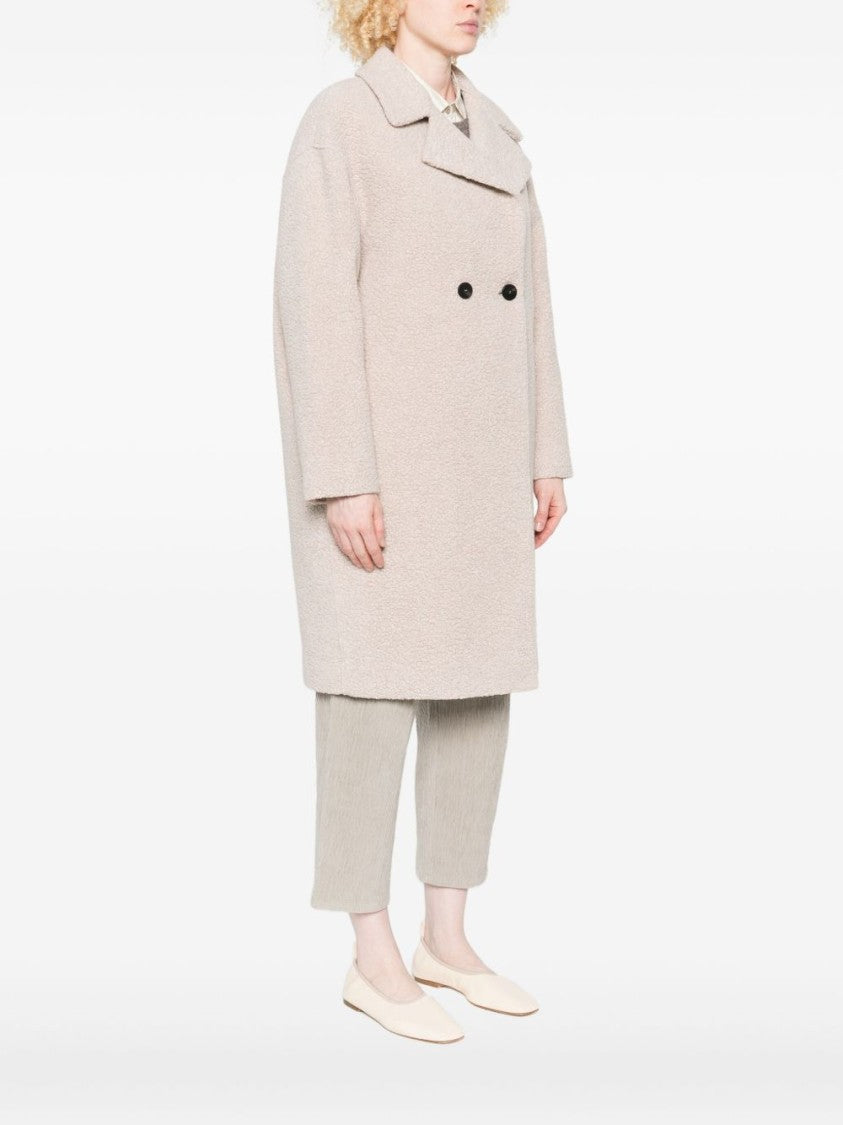 Harris Wharf London Double-Breasted Wool Blend Harris Wharf London Coat