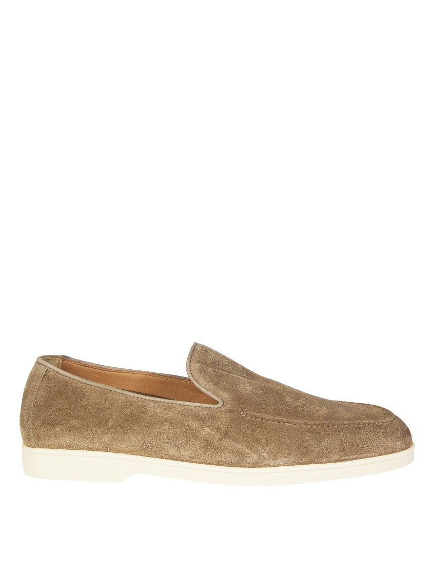 Doucal's Doucal's Brown Suede Moccasin Loafers